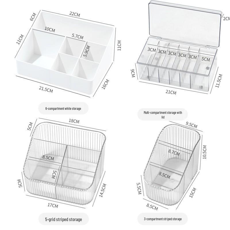 Nail & Eyelash Organizer: Acrylic Storage Box for Cosmetics & Tools