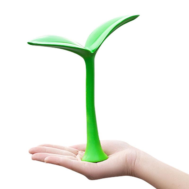 Automotive Roof Decor 3D Bean Sprout and Flower Bud Ornament for Personalized Car Exterior Show Off Style