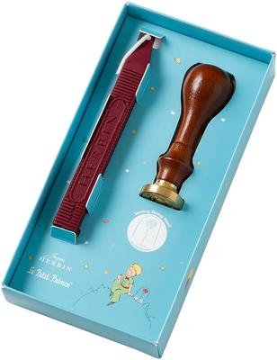 Herbin Sealing Stamp   Wax Set Rose  1 Stamp  1 Wax  Gift Box  Le Petit Prince