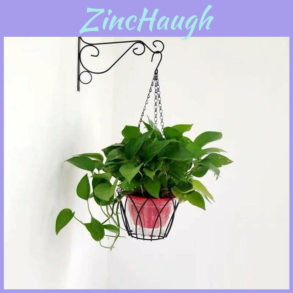 Heavy Duty Metal Hanging Basket Brackets For Garden Plant Hanger And Wall Decor
