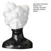 Elegant Hotel Exhibition Ornaments Modern Abstract Bust Statue, Man Portrait Sculpture, Minimalist Black And High End Aesthetic Decor White