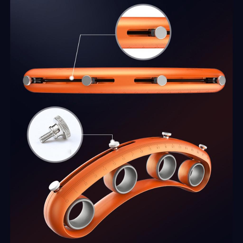 Finger-Trainer Verstellbare Hand-Trainingsgeräte Stärker Musikalischer Finger-Strecker Musikalische Finger-Spiel-Accessoires