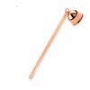 Stainless Steel Candle Extinguisher Long Handle Anti-Slip Wick Snuffer Bell Shape Retro Candle Flame Snuffer Gift Idea