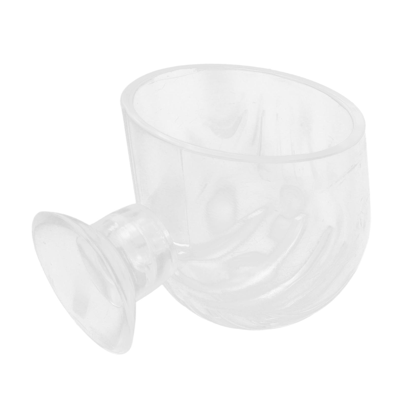 

Aquarium Red Worm Feeder Transparent Small Cone Fish Tank Feeding Cup for Brine Shrimp Blood Worm