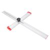 Righello di Posizionamento per Foratura da 60 cm Lega di Alluminio Scale Trasparenti Righello di Misurazione Multi Angolo Jig per Ferramenta per Mobili