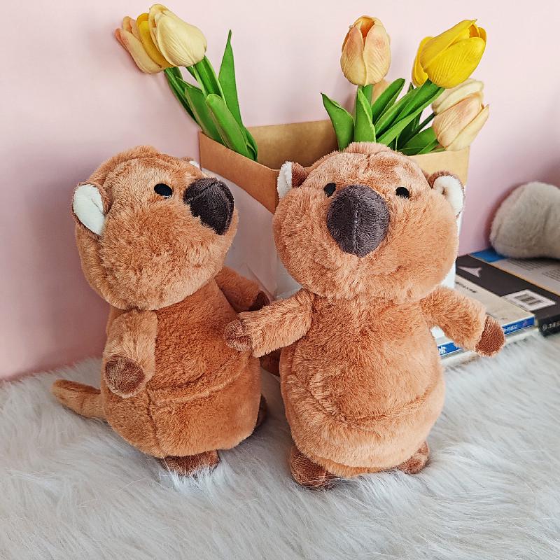 

Очаровательная плюшевая игрушка короткохвостая квокка - детская мягкая тряпичная кукла 25 cm