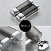 Soap Dispenser Refillable Hand Lotion Dispensers Soap Bottle 2 * 300ml 2 Chamber Wall Mount Soap Dispenser Manual Hand Shampoo Shower Gel Dispenser