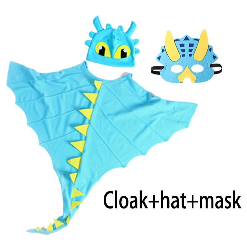 Dragon With Cloak Hat Toothless Dragon Costume Cape Anime Cosplay Christmas