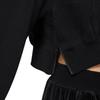 Nike Sweatshirts Women's Black Hooded Moderate Regular (Unisex) Sweatshirts DD5382 010