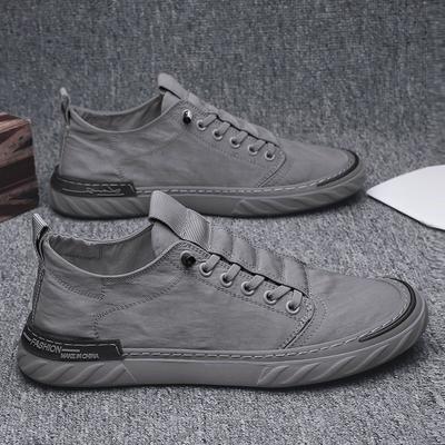 Men's Shoes Summer Trend Ice Silk Cloth Casual Lazy Cloth Shoes Breathable Board Shoes Men's Fashion Shoes