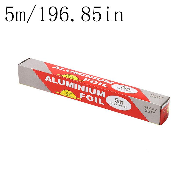 Household Outdoor Thickened Tin Foil Paper Disposable Aluminum Foil PaperAir Fryer Oven Food Grade BBQ Baking Tools