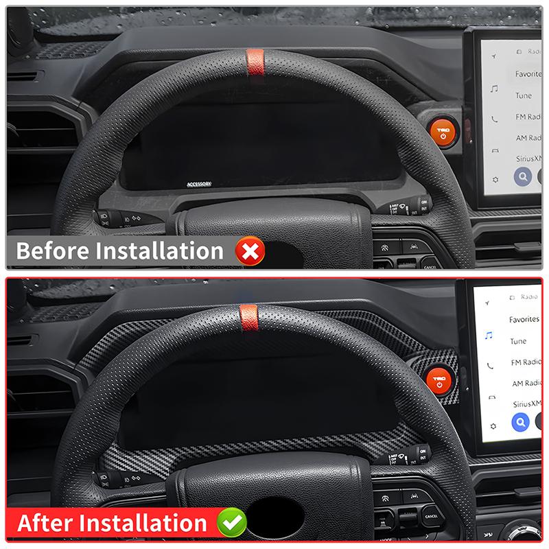 For 2024-2026 Toyota 4Runner Tacoma Dashboard Instrument Frame Decorative Panel Interior Upgraded Accessories