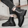Men's Boots Outdoor Motorcycle Boots Casual Martin Boots Leather Boots