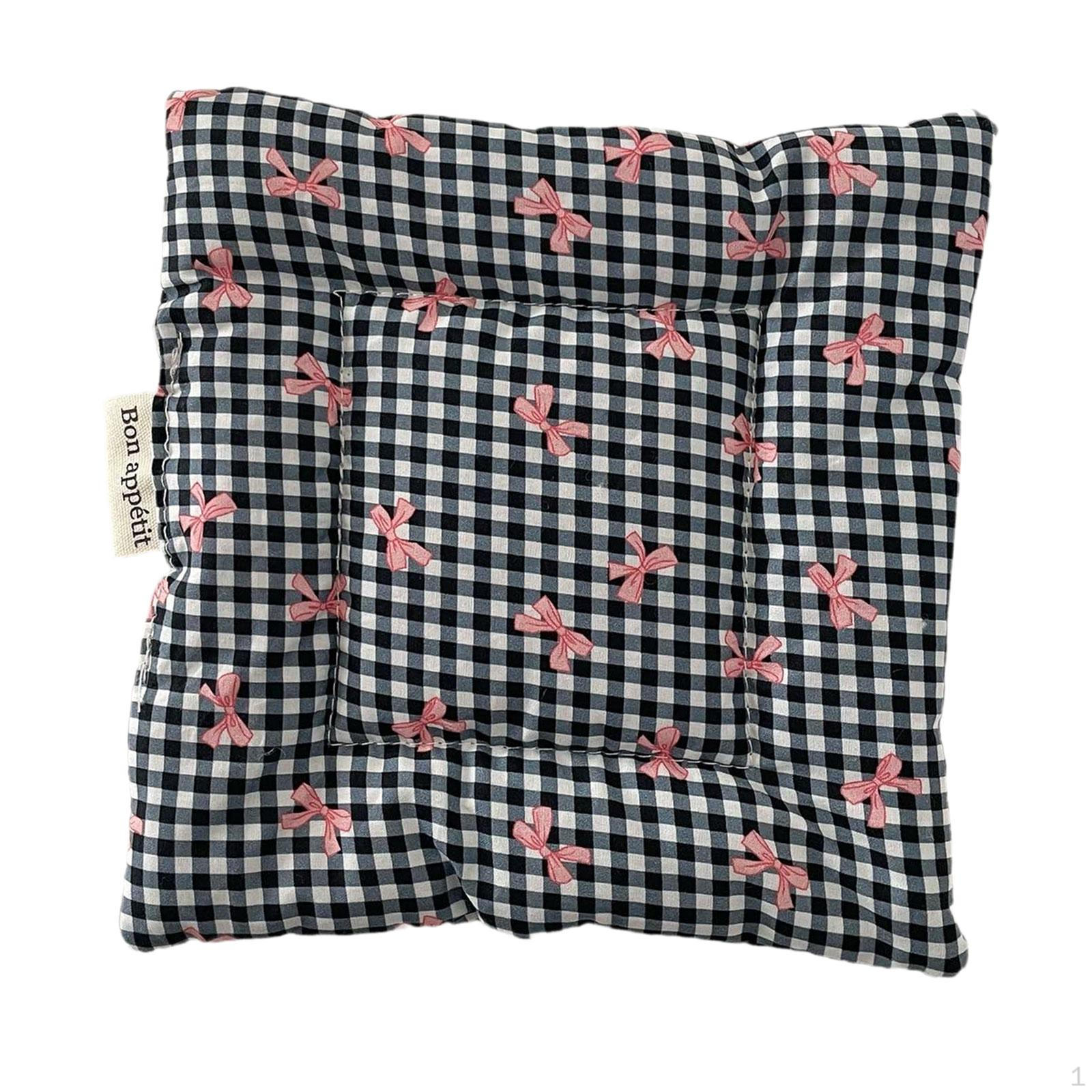 

Подставка под стакан с принтом в виде бабочки и узла в клетку для напитков из хлопка, модная универсальная подкладка