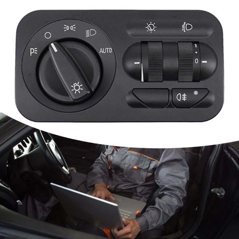 Car Headlight Switches Panel Decoration Sticker Trim Cover  Replace 3163-3709600-10 Black Cover Trim