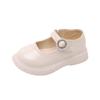 Girls Sweet Princess Shoes 2025 Spring and Autumn New Children's Foreign Fashion Small Leather Shoes British Style Retro Doudou Shoes