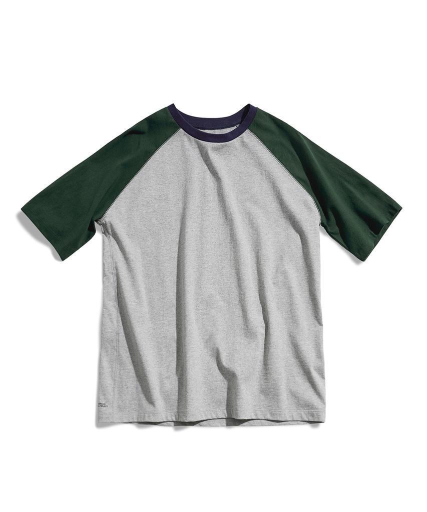 MINIMALPROJECT Under Log Raglan Short Sleeve T-Shirt Mst190 [Gray]