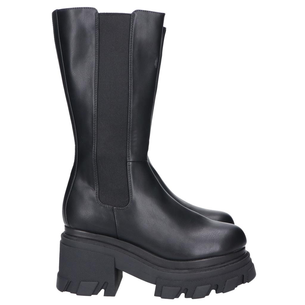 STUDIOUS [Excellent Condition] Leather Side Gore Zip Long Boots/ Shoes 2 blackUsed