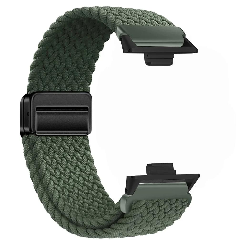 Magnetic Braided Nylon Loop Band for Xiaomi Redmi Watch 5 4 Strap Adjustable Sport Replacement Correa Bracelet Mi Band 9 8 Pro