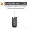 For Vw Volkswagen Polo Passat B5 Tiguan Golf T4 Seat Leon Altea Ateca Skoda Octavia Superb Silicone Car Key Cover Case Keychain