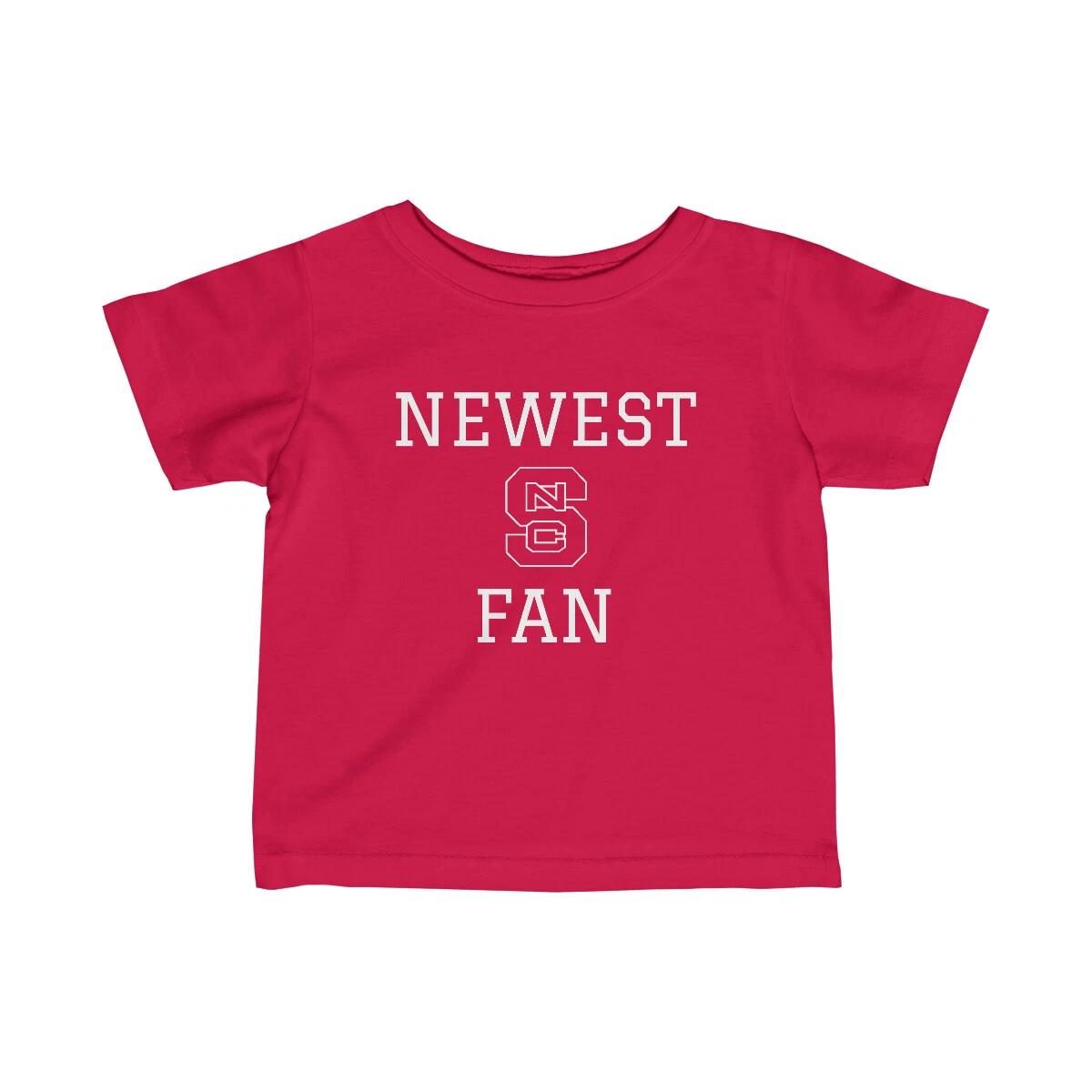 

Newest NC State Fan Wolfpack Baby Infant Fine Jersey Tee 3XL