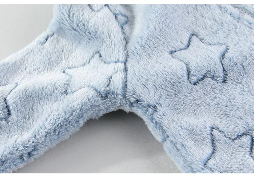 Tuta in Velluto per Neonato - Tuta da Esterno con Piedi Autunno/Inverno