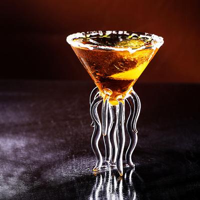Verre à Cocktail Martini poulpe, 2 pièces, verres de Bars américains, mélange de vin, gobelet créatif pour Bar, fête, Coupes de Champagne, coupe de Bordeaux