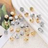 10pc/lot Heart Shape CCB Bead Gold Plated Loose Beads Spacer For Jewelry Making Accessories DIY Necklace Bracelet Charms