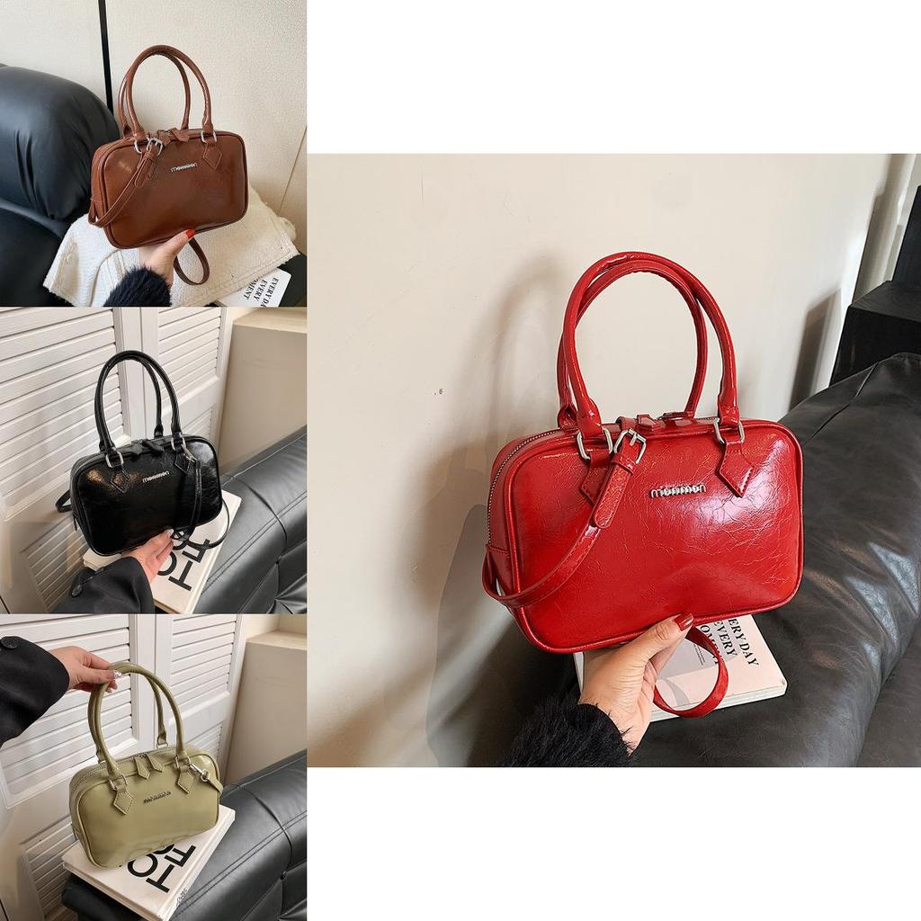 Vintage Fashion Hand Bag 2023 New Autumn Winter Small Square Bag High-end Sense Crossbody Shoulder Bag