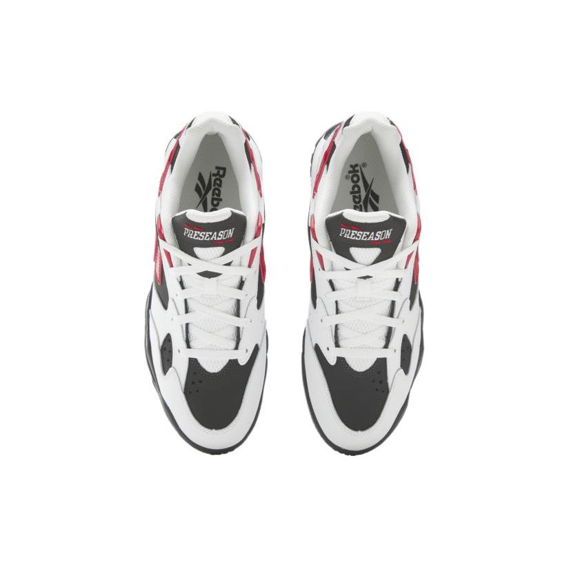 Reebok Preseason 94 Low White Flash Red Unisex Sneakers Footwear-White Night-Black 100202785