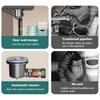Anti Odor Sink Drainage Pipe Anti Clogging Easy Installation Retractable Downspout Flexible Design Extension Set