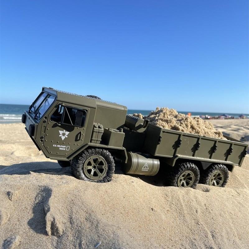 FY004A 45cm Rc Crawler Truck Remote Control Vehicle Model 6x6 Drive Optional Camera Toys for Boy Military Model Gift