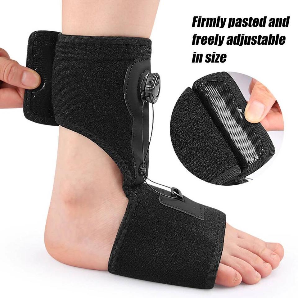 1PCS Compression Plantar Fasciitis Night Splint,drop Foot Orthopedic Brace Adjustable Rotating Knob Sleep Support For Foot Drop