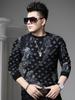 European Goods 2025 Autumn and Winter New Casual Knitwear Men's Round Neck Trendy Brand Printed Knitwear Long-Sleeved Knitwear for Men