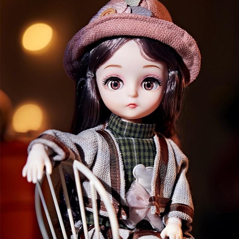 Exquisitely Crafted Bjd Doll With 12 Constellation Theme Full Set With Clothes Soft Wig And Vinyl Head!