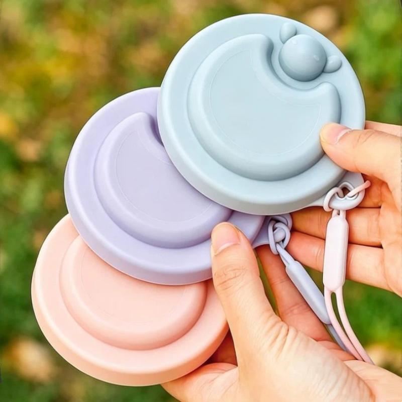Silicone Foldable Cup Collapsible Telescopic Cute Water Bottle Outdoor Travel Children Cups Teacups Ware Jug Drink Water Cup