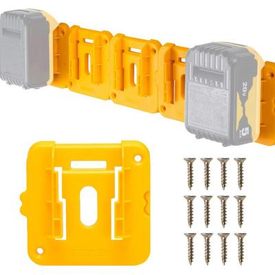 1/5Pcs Tool Mount And Battery Holder Set For 20V Drill Tools Wall Mount Storage Bracket Machine Fixing Rack Organization