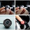 Universal Pocket Stick-On Clock Car Dashboard Clock Quartz Luminous Clock