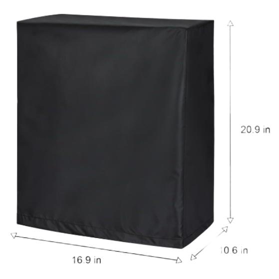 Dustproof Protector Dehumidifier Cover For Home Use Bottom Drawstring Tear Resistant Material Adjustable Fit Easy To Clean