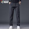 Tucano Men's Boa Fleece Straight-Leg Casual Business Trousers