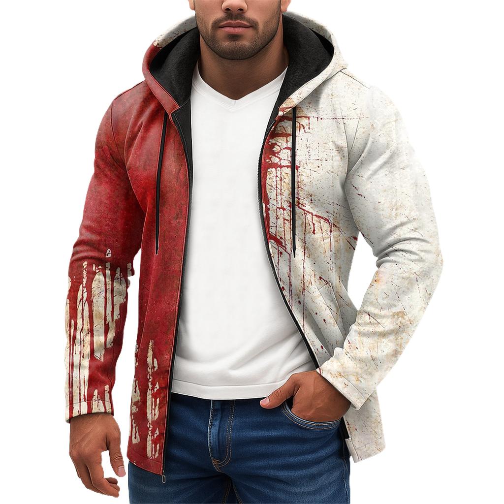 Sportstreningsdrakt med hette Unisex løpeantrekk Langermet genser Hettegenser Genser