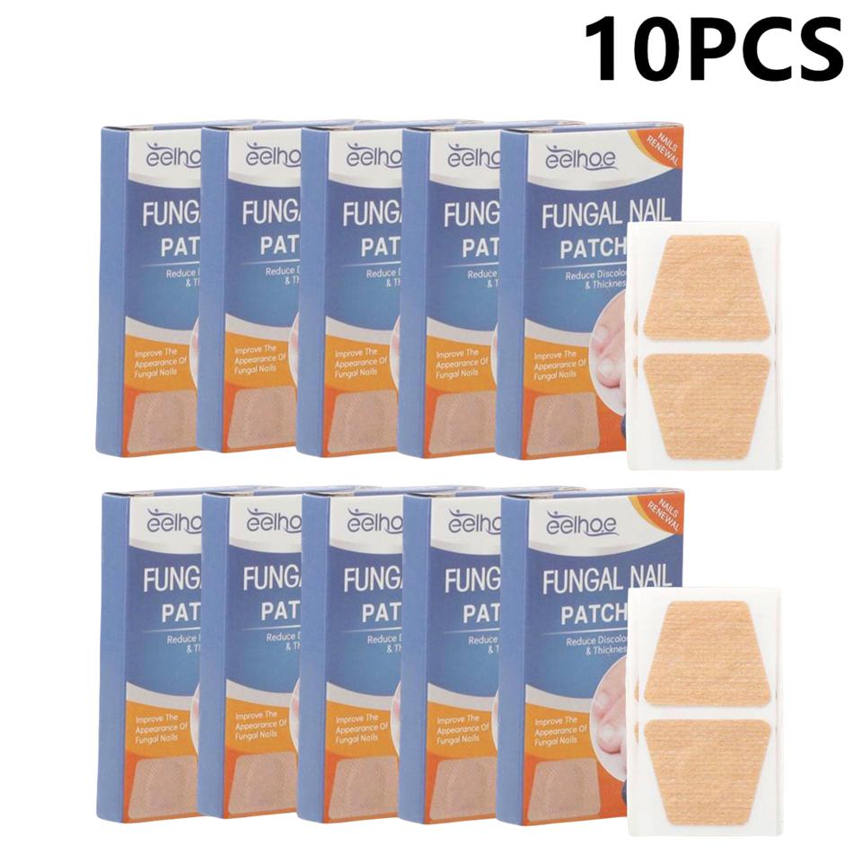 

10 коробок Пластырь для лечения паронихии Удаление грибка Вросший ноготь Корректирующие наклейки Восстановление ногтей Инструменты для педикюра Здоровье