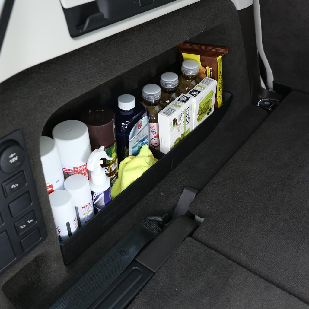 For Land Rover Discovery 5 L462 LR5 2017-2022 ABS Black Car Rear Trunk Tail Multifunction Storage Box Auto Accessories