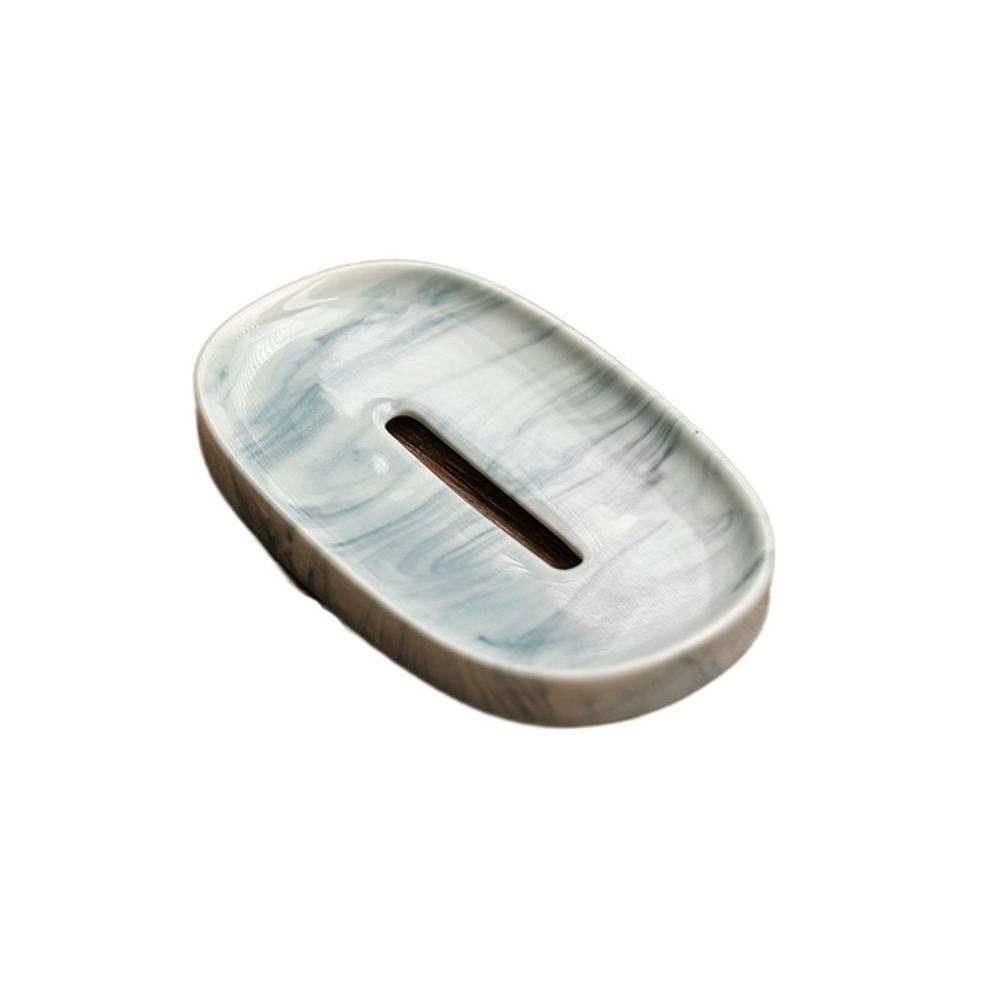 

Легкая Роскошь Овальная Мыльница Элегантная Подставка для Мыла Прочный Лоток для Хранения Мыла Туалет Style A