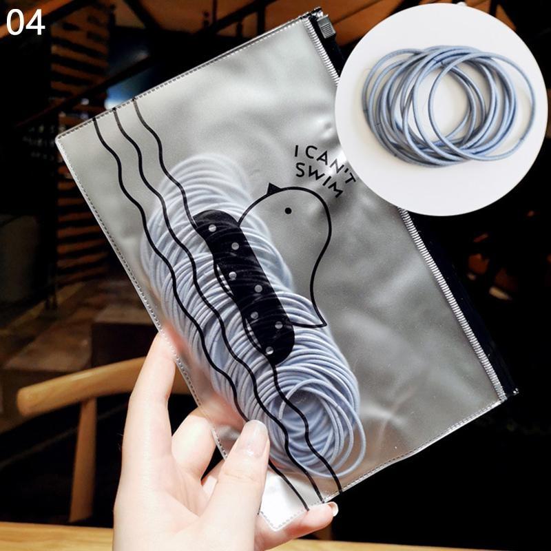Women Hairstyle Rubber Bands Hairdressing Accessories Headwear Elastic Simple Fashion Tools One Size