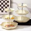 Luxury Multi-tier Snack & Fruit Display Plate for Living Room or Coffee Table Decor