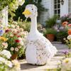 Lovely Spring Geese Dress 23inch Geese Statue Outfit For Porch Decoration Cartoon Easter Celebration Accessory