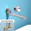 TLXT Black Foldable Wall-Mounted Basin Faucet