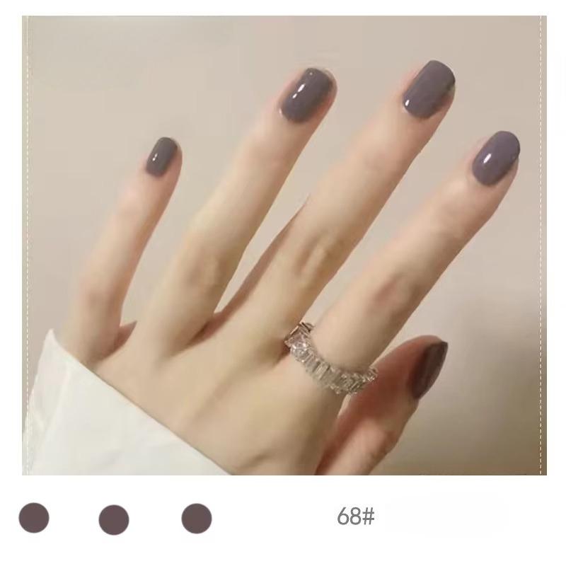 European and N Seal Color Bloom Print Neutral Nail Polish Tear-free and Bake-free Watercolor Nail Polish