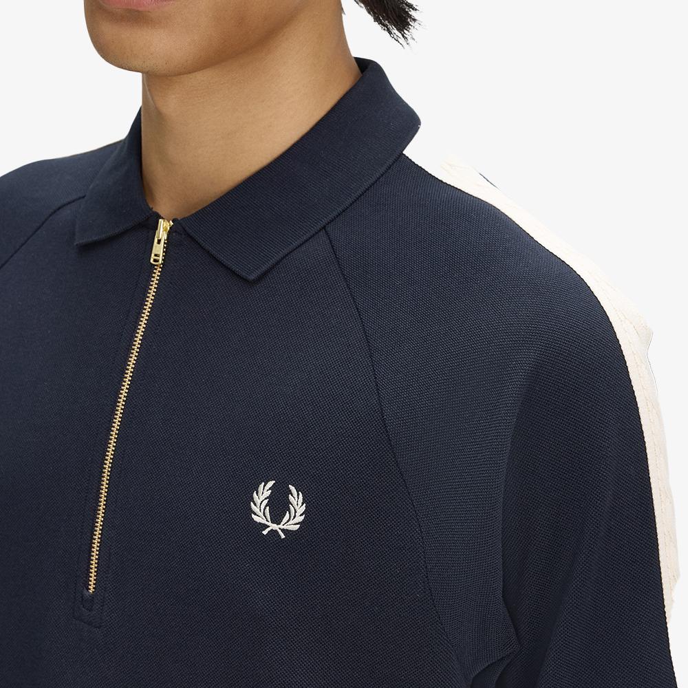 Fred Perry [Sharp] Cable Tape Polo Shirt - Navy Afpm2612450-608